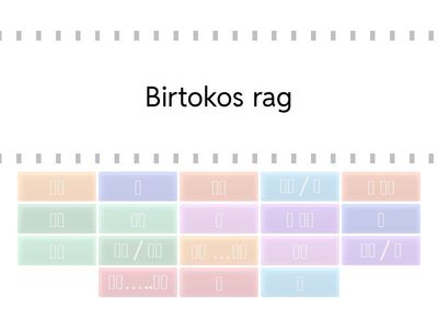 Főnév ragok és Ige/Melléknév nyelvtanok #2