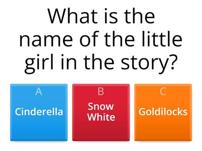 Goldilocks and the Three Bears Quiz