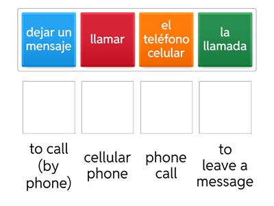 Avancemos: Make a phone call