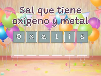 Quimi-Reto: Oxisales ⚗️