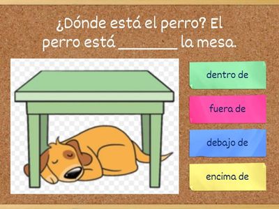  Preposiciones de lugar