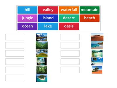 Geographical features Think 1