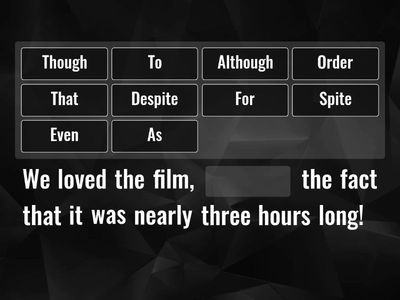 CLAUSES OF CONTRAST AND PURPOSE