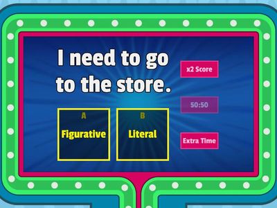 Figurative vs. Literal Language 