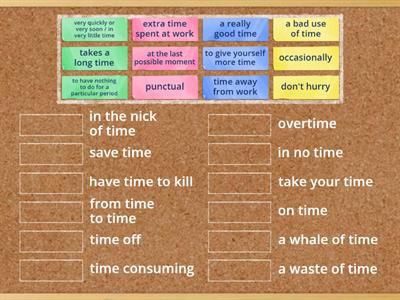 TIME expressions & idioms