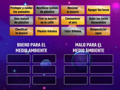 1,2,3 Juego didáctico del medio ambiente