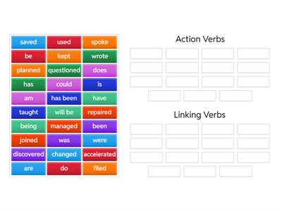 Action/Linking Verbs
