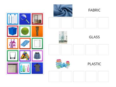  MATERIALS II: PLASTIC , GLASS, FABRIC