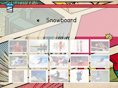 Key vocabulary - Sports (Find the match)