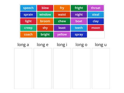 Vowel Team Sort