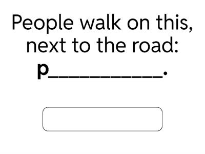 Headway Elementary - Unit 8 - Review (Vocabulary) 