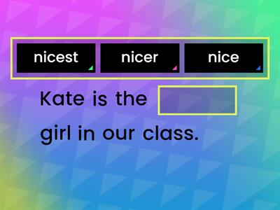 Degrees of comparison