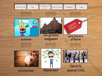 Match up (other vocabulary)