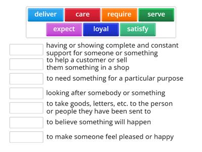 BR B1 U5 vocabulary matching