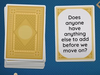 A2+ Making Group Decisions Speaking Cards