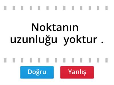 5. Sınıf Matematik Temel Geometrik Kavramlar