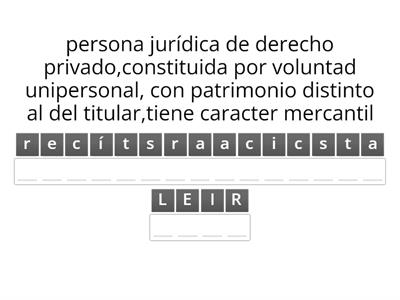 formas juriridicas de empresas