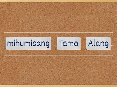 郡群布農語九階3-4句子排列