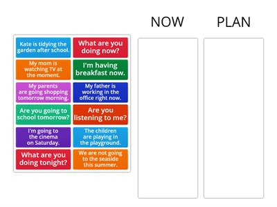 Present Continuous (arrangements or present action)