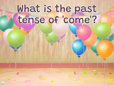 英文past tense