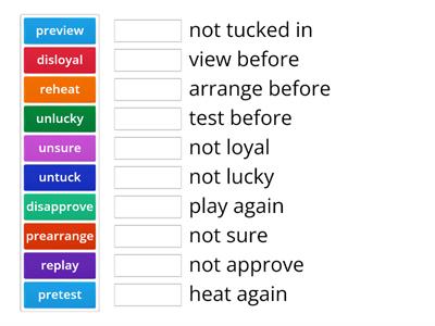 Prefixes