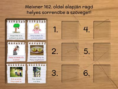 Kié az alma? ( Mondatrendezés)