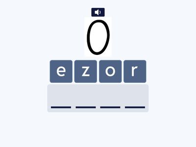 0-10 ~unjumble number words