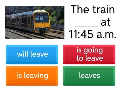 Ways of expressing future