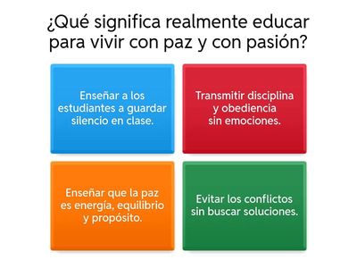 Unidad 3 Qué es educación para la paz?