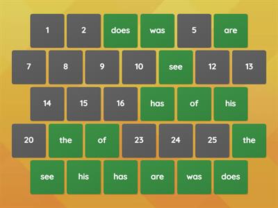 Red Word Memory Game