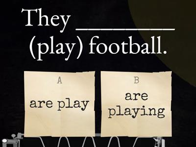 Present Continuous Tense