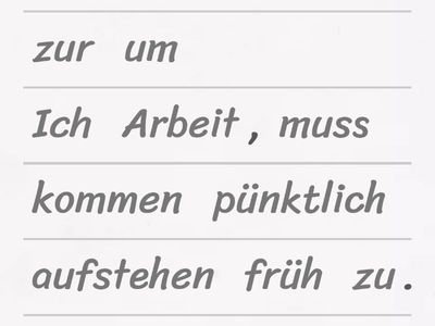 zu, um ... zu, ohne ... zu, statt ... zu