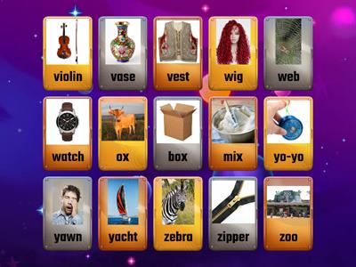 Phonics Star 1 - Unit 7 Flashcards