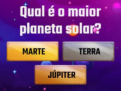Reforço sobre o sistema solar