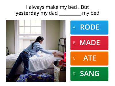 Irregular verbs