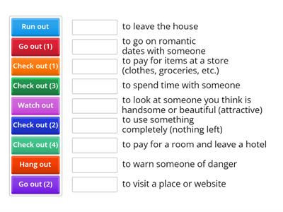 Phrasal Verbs with Out 