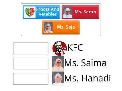 Teachers And Froots And Vetable And Teachers