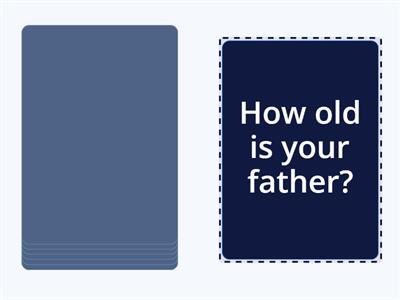 Speaking questions about family