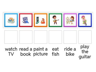 Kid's Box 1 Unit 11 actions