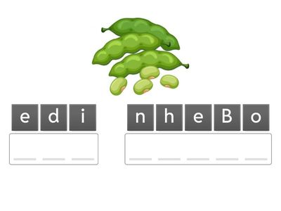 Gemüse 2. Klasse Vokabelliste