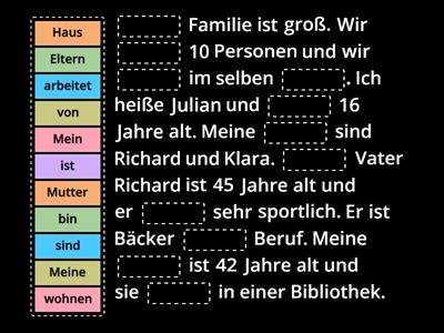 Meine Familie (A1)