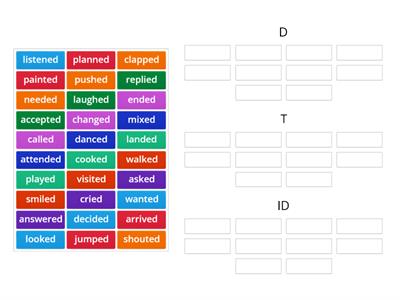 SU1 U10 L2 d / t / Id - simple past regular verbs