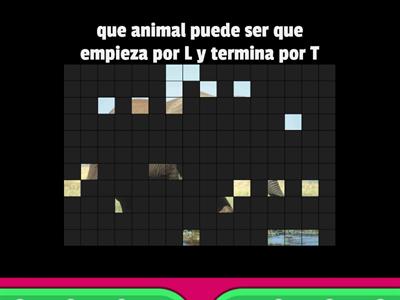 la creacion  animales y adivinanzas