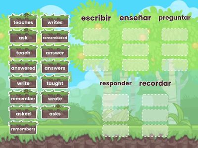 Verbs 1 (present simple and past forms)