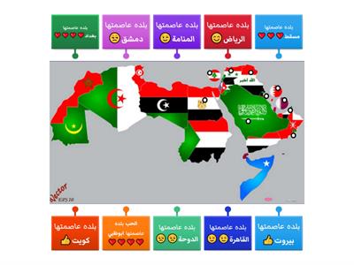 عواصم الدول العربية (●'◡'●)