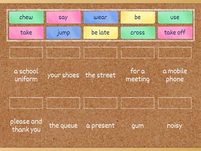 WW 1 unit 8.2 modals for rules