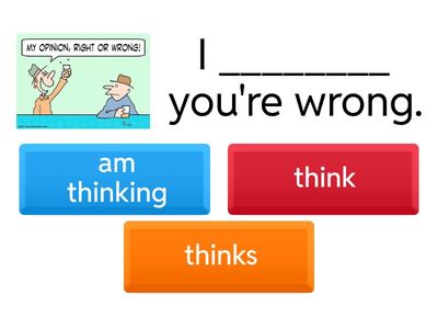 Stative verbs - Unit 1 - Go getter 3