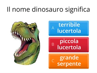 Quiz Dinosauri