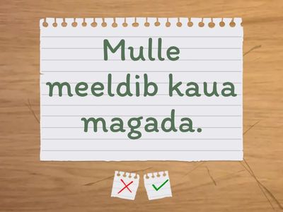 Mina. Sõnavara. Mida sulle meeldib teha?4. klass