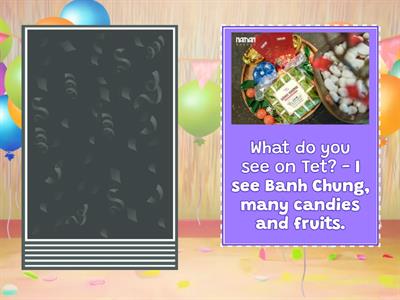 Tet speaking practice - G1